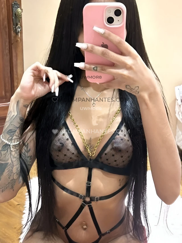 Oi querido muito prazer em te conhecer meu nome e isabella miryan uma acompanhante ninfeta iniciante na profissao e e a minha estreia nesta regiao ten...